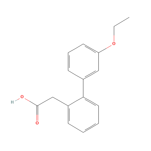 2-[2-(3-ethoxyphenyl)phenyl]acetic acid (CAS: 669713-68-2) - Related Chemical Product