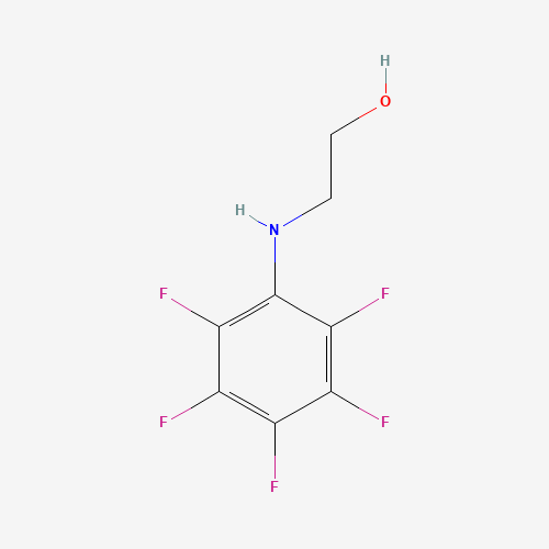 2-(2,3,4,5,6-pentafluoroanilino)ethanol (CAS: 1801-15-6) - Chemical Structure and Molecular Formula 