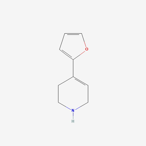 4-(furan-2-yl)-1,2,3,6-tetrahydropyridine (CAS: 50706-91-7) - Chemical Structure and Molecular Formula 