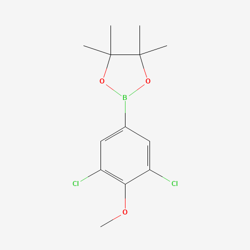 2-(3,5-dichloro-4-methoxyphenyl)-4,4,5,5-tetramethyl-1,3,2-dioxaborolane (CAS: 942069-69-4) - Related Chemical Product