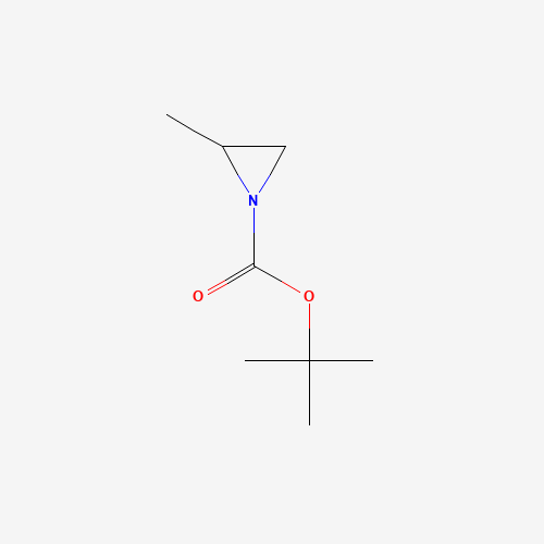 tert-butyl 2-methylaziridine-1-carboxylate (CAS: 129319-71-7) - Chemical Structure and Molecular Formula 