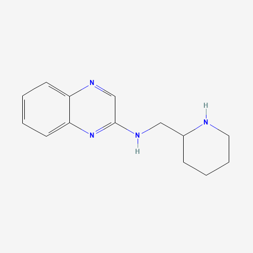 N-(piperidin-2-ylmethyl)quinoxalin-2-amine (CAS: 475105-55-6) - Chemical Structure and Molecular Formula 