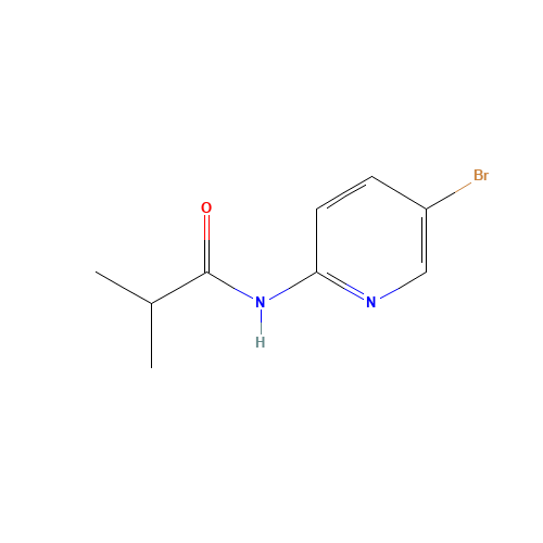 N-(5-bromopyridin-2-yl)-2-methylpropanamide (CAS: 123788-44-3) - Chemical Structure and Molecular Formula 