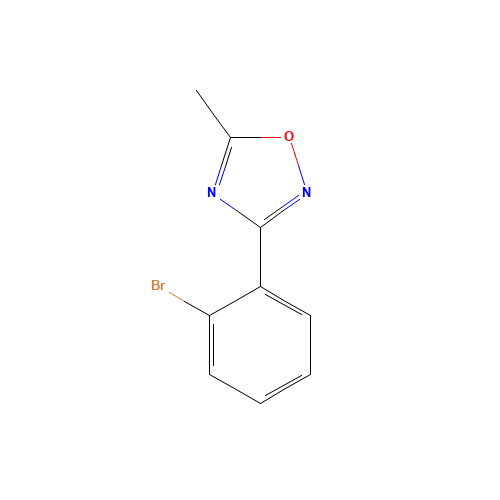 3-(2-bromophenyl)-5-methyl-1,2,4-oxadiazole (CAS: 859851-04-0) - Related Chemical Product
