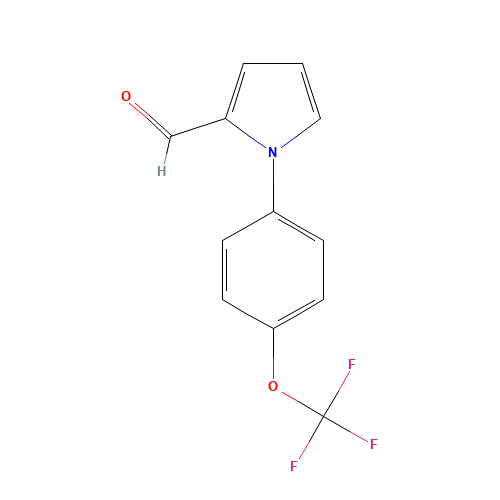 1-[4-(trifluoromethoxy)phenyl]pyrrole-2-carbaldehyde (CAS: 260442-97-5) - Related Chemical Product