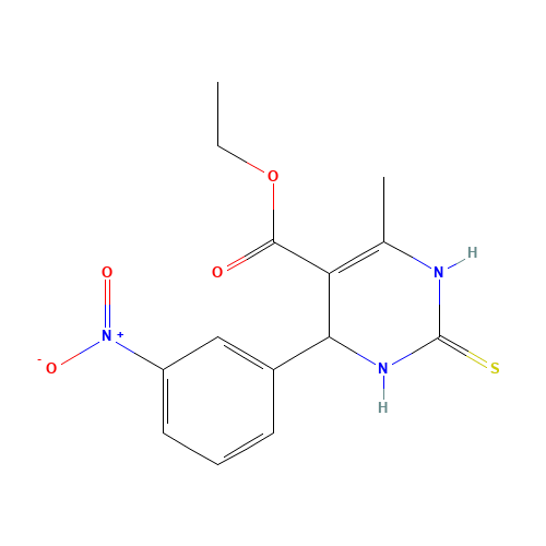 ethyl 6-methyl-4-(3-nitrophenyl)-2-sulfanylidene-3,4-dihydro-1H-pyrimidine-5-carboxylate (CAS: 106720-50-7) - Related Chemical Product