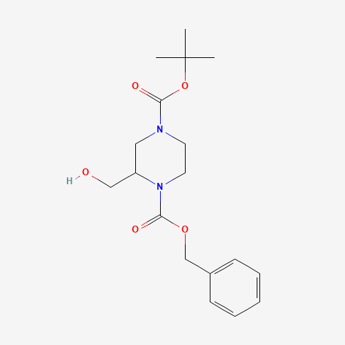 1-O-benzyl 4-O-tert-butyl 2-(hydroxymethyl)piperazine-1,4-dicarboxylate (CAS: 317365-33-6) - Related Chemical Product