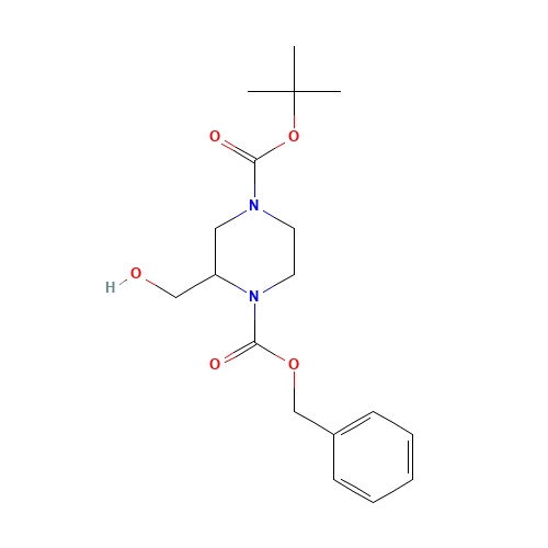 1-O-benzyl 4-O-tert-butyl 2-(hydroxymethyl)piperazine-1,4-dicarboxylate (CAS: 317365-33-6) - Related Chemical Product