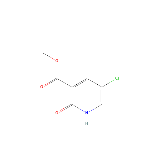 ethyl 5-chloro-2-oxo-1H-pyridine-3-carboxylate (CAS: 1214366-84-3) - Chemical Structure and Molecular Formula 
