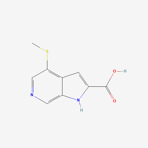 4-methylsulfanyl-1H-pyrrolo[2,3-c]pyridine-2-carboxylic acid (CAS: 1256813-30-5) - Related Chemical Product