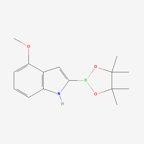 4-methoxy-2-(4,4,5,5-tetramethyl-1,3,2-dioxaborolan-2-yl)-1H-indole (CAS: 1072811-21-2) - Related Chemical Product