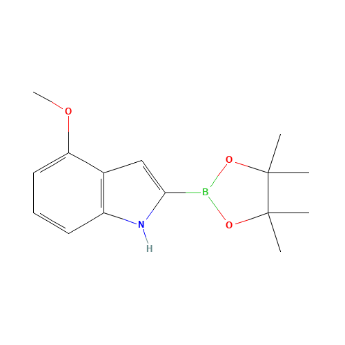 4-methoxy-2-(4,4,5,5-tetramethyl-1,3,2-dioxaborolan-2-yl)-1H-indole (CAS: 1072811-21-2) - Related Chemical Product