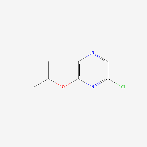 2-chloro-6-propan-2-yloxypyrazine (CAS: 1016698-79-5) - Chemical Structure and Molecular Formula 