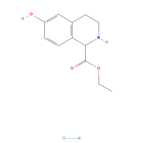 ethyl 6-hydroxy-1,2,3,4-tetrahydroisoquinoline-1-carboxylate;hydrochloride (CAS: 128073-50-7) - Related Chemical Product