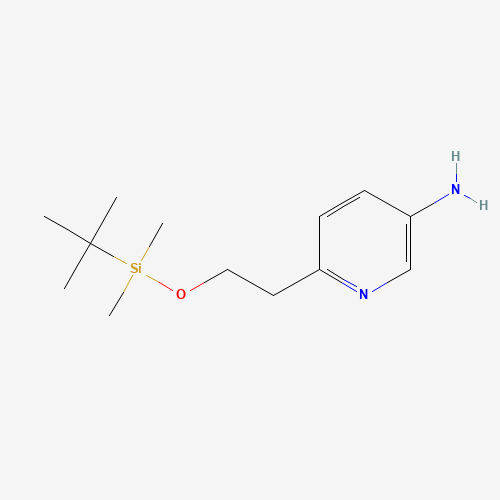 6-[2-[tert-butyl(dimethyl)silyl]oxyethyl]pyridin-3-amine (CAS: 1419602-90-6) - Related Chemical Product
