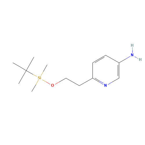6-[2-[tert-butyl(dimethyl)silyl]oxyethyl]pyridin-3-amine (CAS: 1419602-90-6) - Related Chemical Product