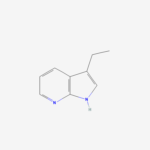 3-ethyl-1H-pyrrolo[2,3-b]pyridine (CAS: 10299-74-8) - Chemical Structure and Molecular Formula 