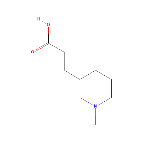 3-(1-methylpiperidin-3-yl)propanoic acid (CAS: 933710-80-6) - Related Chemical Product