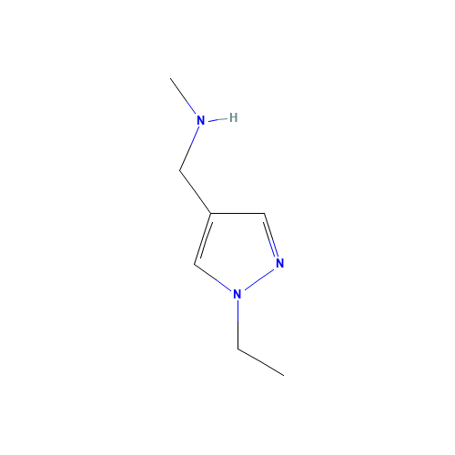 1-(1-ethylpyrazol-4-yl)-N-methylmethanamine (CAS: 1002651-68-4) - Related Chemical Product