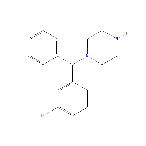 1-[(3-bromophenyl)-phenylmethyl]piperazine (CAS: 109092-87-7) - Related Chemical Product