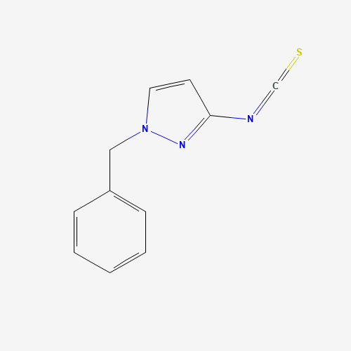 1-benzyl-3-isothiocyanatopyrazole (CAS: 1006482-09-2) - Chemical Structure and Molecular Formula 
