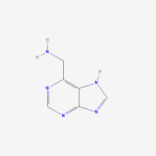 7H-purin-6-ylmethanamine (CAS: 98141-15-2) - Chemical Structure and Molecular Formula 