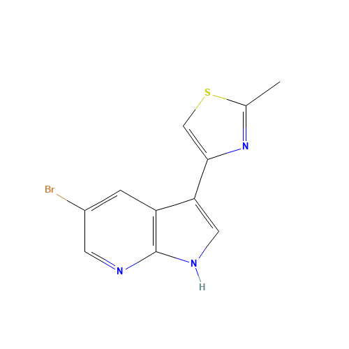 4-(5-bromo-1H-pyrrolo[2,3-b]pyridin-3-yl)-2-methyl-1,3-thiazole (CAS: 1046793-78-5) - Related Chemical Product