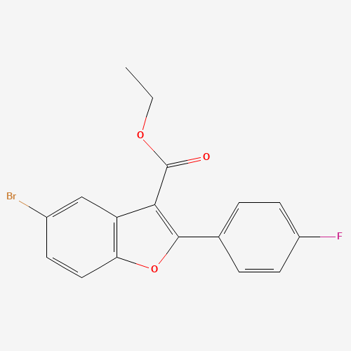 ethyl 5-bromo-2-(4-fluorophenyl)-1-benzofuran-3-carboxylate (CAS: 1333340-13-8) - Related Chemical Product