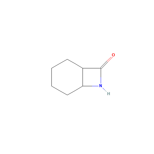 7-azabicyclo[4.2.0]octan-8-one (CAS: 34102-49-3) - Chemical Structure and Molecular Formula 