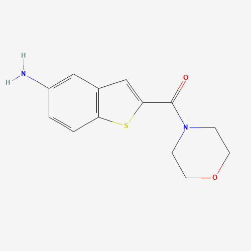 (5-amino-1-benzothiophen-2-yl)-morpholin-4-ylmethanone (CAS: 832102-95-1) - Related Chemical Product