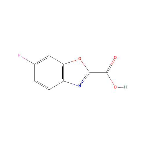 6-fluoro-1,3-benzoxazole-2-carboxylic acid (CAS: 944907-28-2) - Chemical Structure and Molecular Formula 