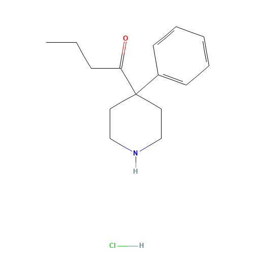 1-(4-phenylpiperidin-4-yl)butan-1-one;hydrochloride (CAS: 15847-65-1) - Related Chemical Product