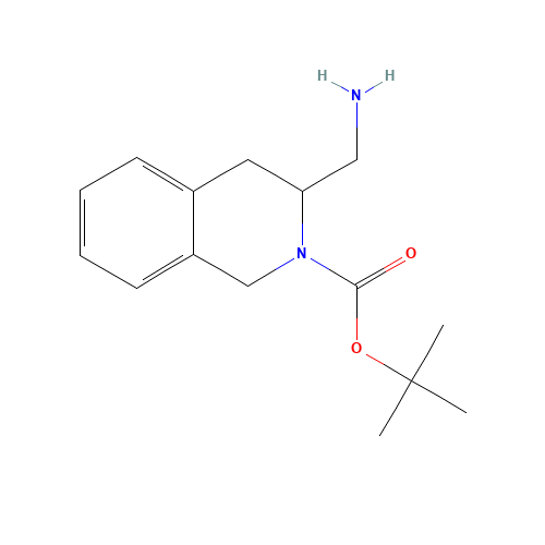tert-butyl 3-(aminomethyl)-3,4-dihydro-1H-isoquinoline-2-carboxylate (CAS: 690244-91-8) - Related Chemical Product