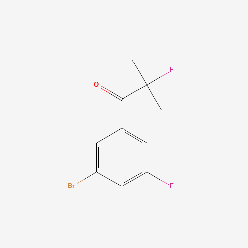 1-(3-bromo-5-fluorophenyl)-2-fluoro-2-methylpropan-1-one (CAS: 1147871-75-7) - Related Chemical Product