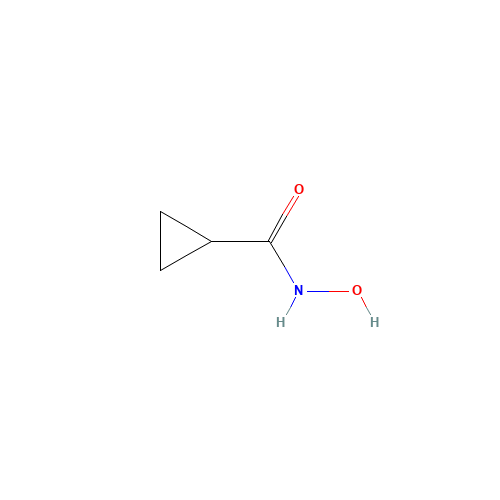 N-hydroxycyclopropanecarboxamide (CAS: 5687-86-5) - Chemical Structure and Molecular Formula 