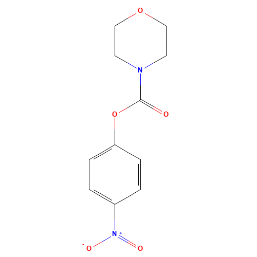 (4-nitrophenyl) morpholine-4-carboxylate (CAS: 17376-42-0) - Chemical Structure and Molecular Formula 