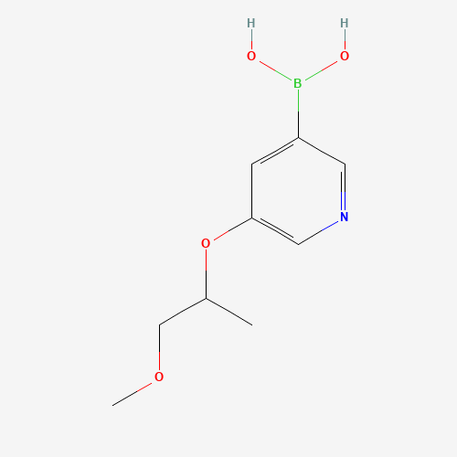 [5-(1-methoxypropan-2-yloxy)pyridin-3-yl]boronic acid (CAS: 1350512-44-5) - Related Chemical Product