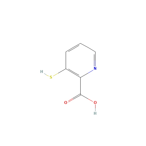 3-sulfanylpyridine-2-carboxylic acid (CAS: 14623-54-2) - Chemical Structure and Molecular Formula 