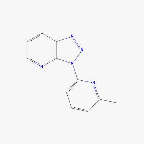 3-(6-methylpyridin-2-yl)triazolo[4,5-b]pyridine (CAS: 62052-29-3) - Chemical Structure and Molecular Formula 
