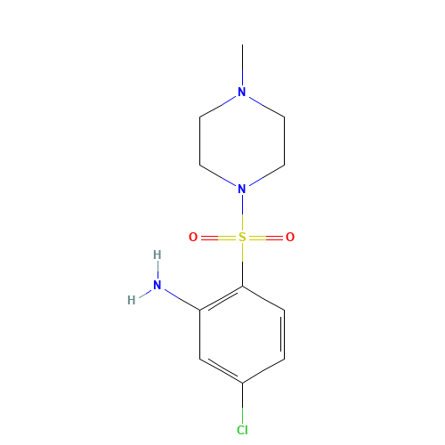 5-chloro-2-(4-methylpiperazin-1-yl)sulfonylaniline (CAS: 13723-48-3) - Related Chemical Product