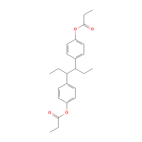[4-[4-(4-propanoyloxyphenyl)hexan-3-yl]phenyl] propanoate (CAS: 4825-53-0) - Related Chemical Product