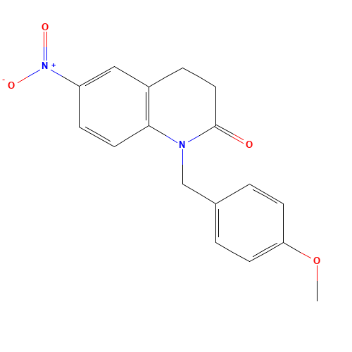 1-[(4-methoxyphenyl)methyl]-6-nitro-3,4-dihydroquinolin-2-one (CAS: 1063406-38-1) - Related Chemical Product
