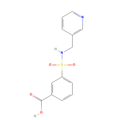 3-(pyridin-3-ylmethylsulfamoyl)benzoic acid (CAS: 733031-16-8) - Related Chemical Product