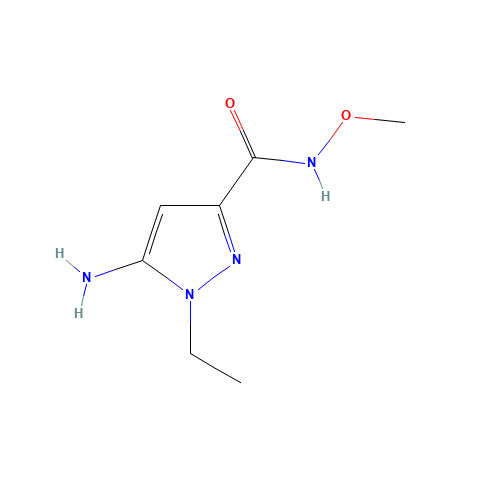 5-amino-1-ethyl-N-methoxypyrazole-3-carboxamide (CAS: 1224888-19-0) - Related Chemical Product
