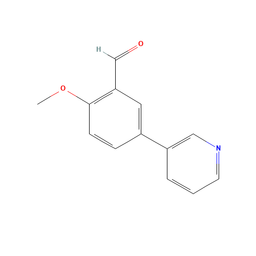 2-methoxy-5-pyridin-3-ylbenzaldehyde (CAS: 163257-23-6) - Related Chemical Product