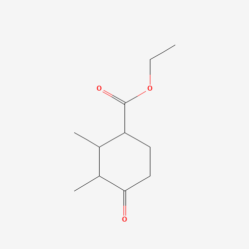 ethyl 2,3-dimethyl-4-oxocyclohexane-1-carboxylate (CAS: 1194714-96-9) - Chemical Structure and Molecular Formula 