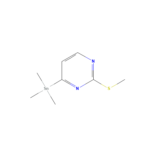 trimethyl-(2-methylsulfanylpyrimidin-4-yl)stannane (CAS: 123061-59-6) - Related Chemical Product