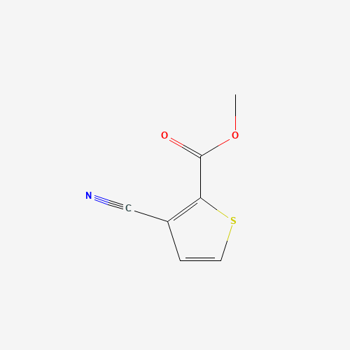 methyl 3-cyanothiophene-2-carboxylate (CAS: 67808-31-5) - Chemical Structure and Molecular Formula 