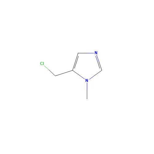 5-(chloromethyl)-1-methylimidazole (CAS: 89180-90-5) - Chemical Structure and Molecular Formula 
