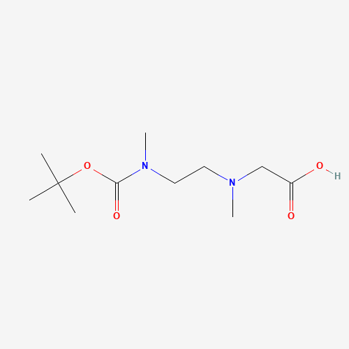 2-[methyl-[2-[methyl-[(2-methylpropan-2-yl)oxycarbonyl]amino]ethyl]amino]acetic acid (CAS: 867064-15-1) - Related Chemical Product